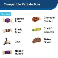 PetSafe Busy Buddy Rawhide Treat Ring Refills, Original Rawhide, Large -PetSafe Sales Shop 1039175 A4