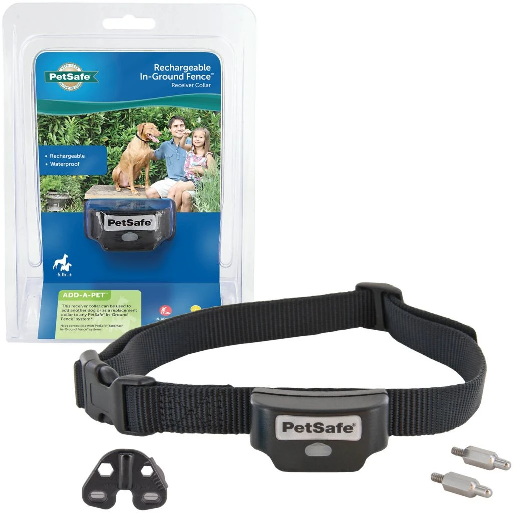 PetSafe Rechargeable In-Ground Fence Pet Receiver Collar, Waterproof, Adjustable 3 PetSafe Rechargeable In-Ground Fence Pet Receiver Collar, Waterproof, Adjustable