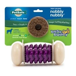 PetSafe Busy Buddy Dental Health Nobbly Nubbly Dog Chew Toy, Large, Size C