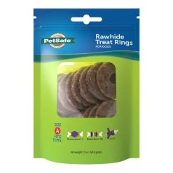 PetSafe Busy Buddy Original Rawhide Dog Chew Treat Ring Refills, Small -PetSafe Sales Shop 1106893 A6