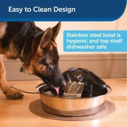 PetSafe Drinkwell Zen Stainless Steel Dog and Cat Water Fountain, 128 oz. -PetSafe Sales Shop 1136877 A4