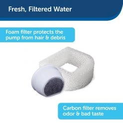 PetSafe Drinkwell Ceramic Pagoda Dog and Cat Water Fountain, 70 oz. -PetSafe Sales Shop 1136884 A2