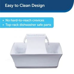 PetSafe Drinkwell Ceramic Pagoda Dog and Cat Water Fountain, 70 oz. -PetSafe Sales Shop 1136884 A4