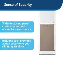 PetSafe Freedom Aluminum Patio Panel Sliding Glass Pet Door -PetSafe Sales Shop 1181954 A4