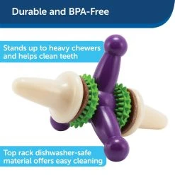 PetSafe Busy Buddy Dental Health Jack Dog Chew Toy, Large -PetSafe Sales Shop 1182360 A2