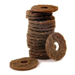 PetSafe Busy Buddy Rawhide Treat Ring Refills, Peanut Butter Flavor, Medium -PetSafe Sales Shop 1182407 A6