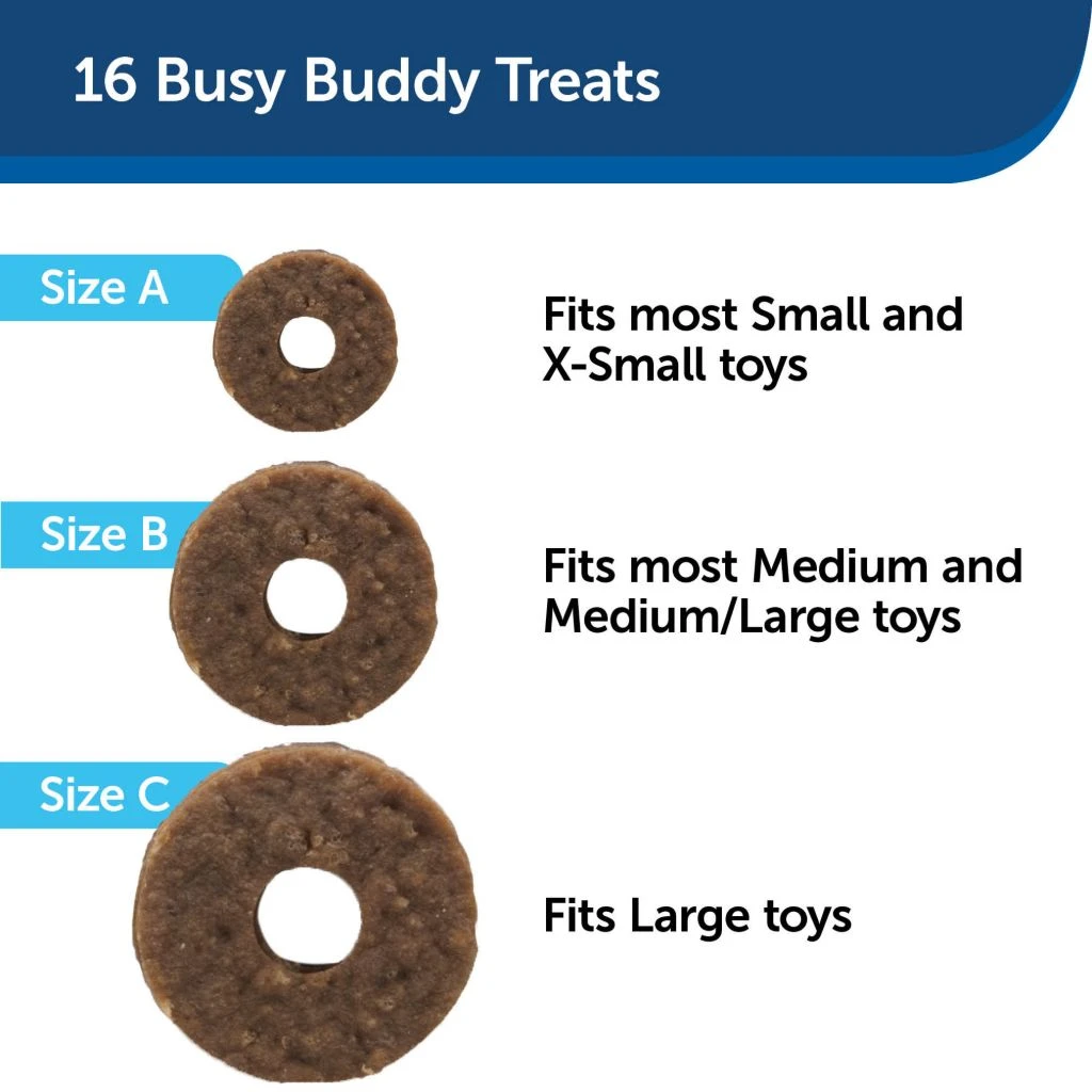 PetSafe Busy Buddy Peanut Butter Flavor Rawhide Dog Chew Treat Ring Refills, Large 6 PetSafe Busy Buddy Peanut Butter Flavor Rawhide Dog Chew Treat Ring Refills, Large - Image 4
