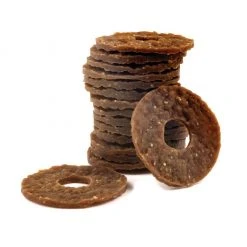 PetSafe Busy Buddy Peanut Butter Flavor Rawhide Dog Chew Treat Ring Refills, Large 15 PetSafe Busy Buddy Peanut Butter Flavor Rawhide Dog Chew Treat Ring Refills, Large -PetSafe Sales Shop 1182408 A6