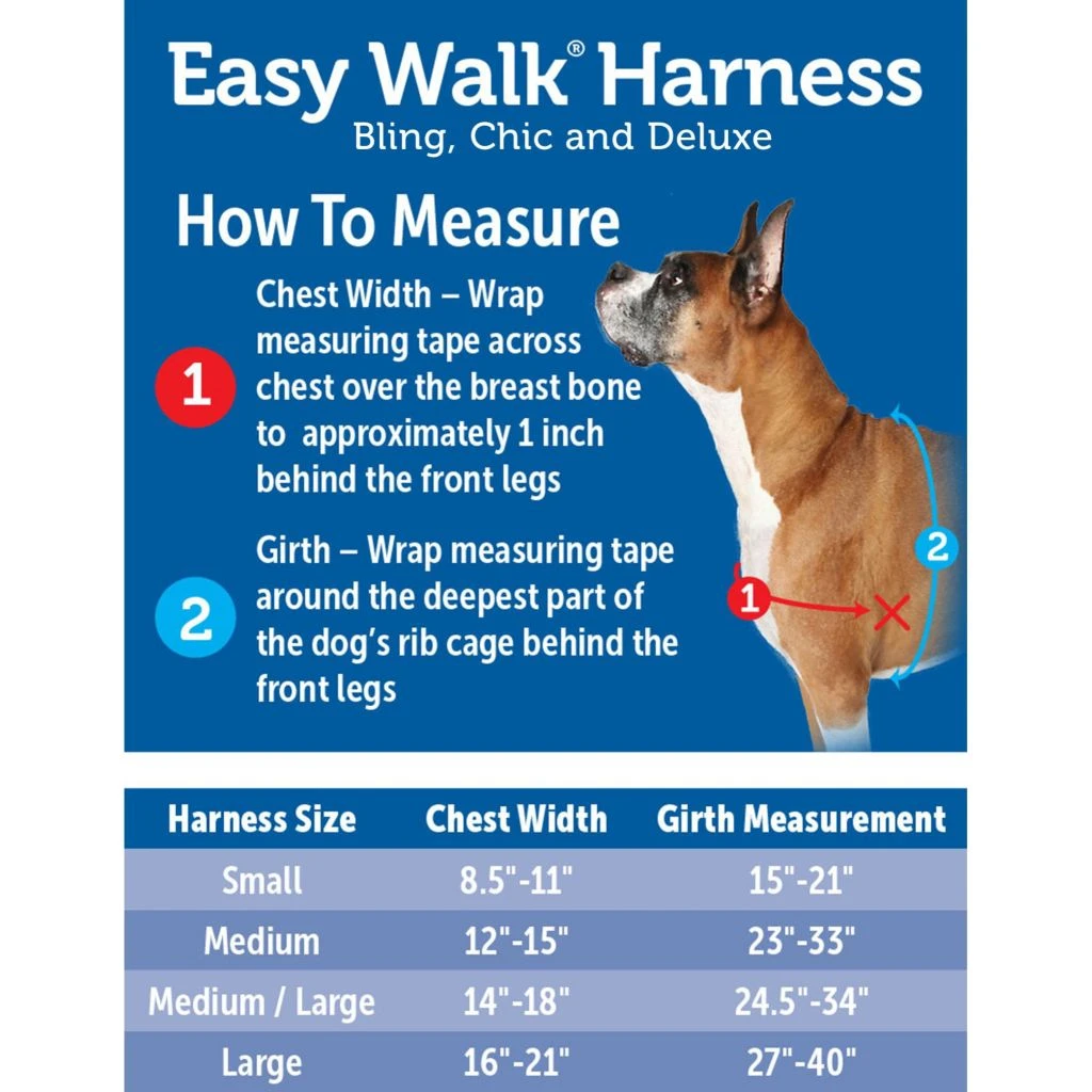 PetSafe Easy Walk No-Pull Dog Harness, Bling Design 7 PetSafe Easy Walk No-Pull Dog Harness, Bling Design - Image 5