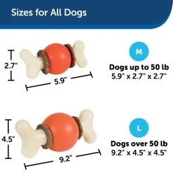 PetSafe Sportsmen Bouncy Bone Dog Chew Toy, Medium 13 PetSafe Sportsmen Bouncy Bone Dog Chew Toy, Medium -PetSafe Sales Shop 1258807 A4