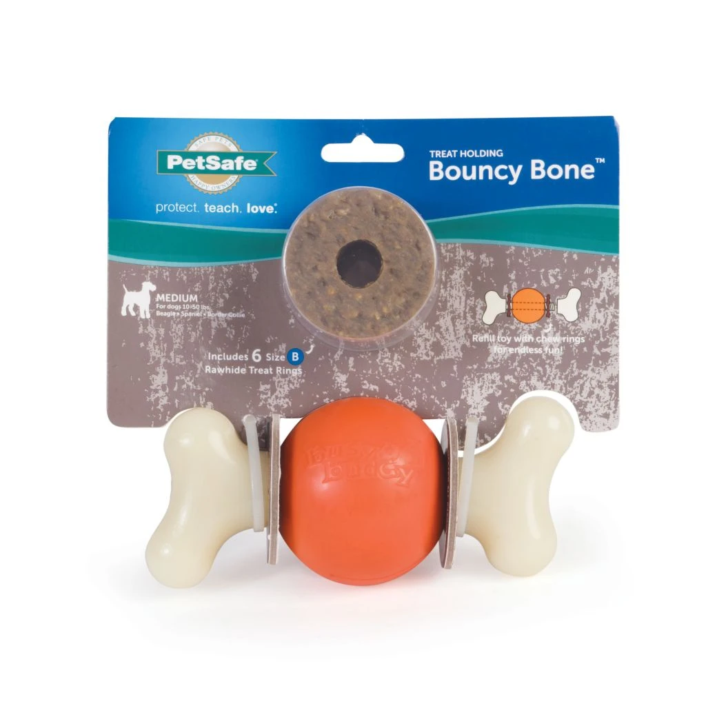 PetSafe Sportsmen Bouncy Bone Dog Chew Toy, Medium 9 PetSafe Sportsmen Bouncy Bone Dog Chew Toy, Medium - Image 7