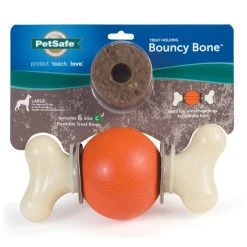 PetSafe Sportsmen Bouncy Bone Dog Chew Toy, Large