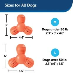 PetSafe Sportsmen Troog Squeak 'N Treat Dog Chew Toy, Large -PetSafe Sales Shop 1258823 A5