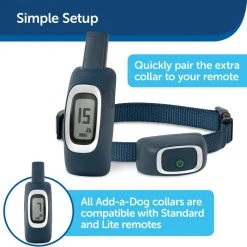 PetSafe Lite Add-A-Dog Remote Dog Training Collar, 300 yd. Range, Waterproof, 15 Levels Stimulation, for 8 lb. or Smaller Dogs -PetSafe Sales Shop 1339656 A3