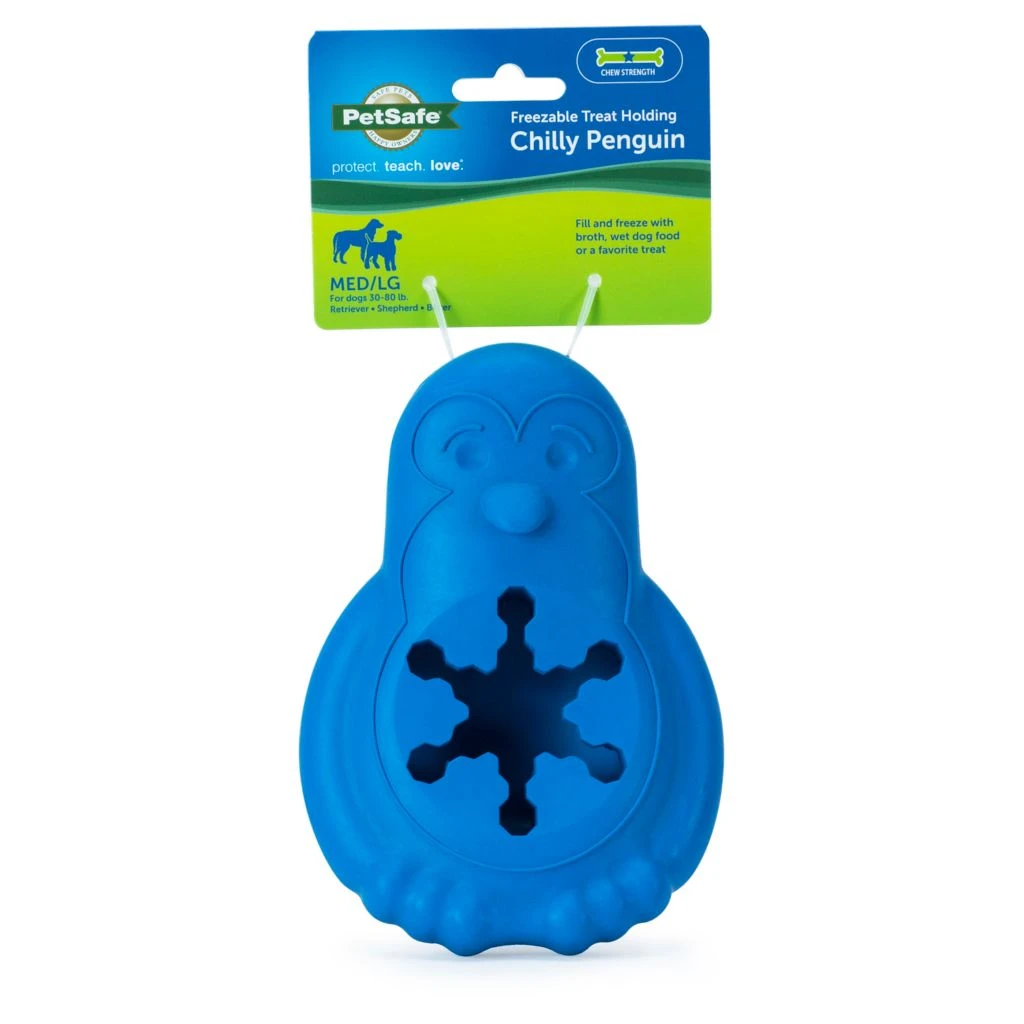 PetSafe Freezable Treat Holding Chilly Penguin, Medium/Large 3 PetSafe Freezable Treat Holding Chilly Penguin, Medium/Large