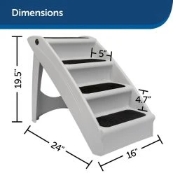 PetSafe CozyUp Folding Pet Steps, 24 in. x 16 in. x 20 in., 150 lb. Capacity 15 PetSafe CozyUp Folding Pet Steps, 24 in. x 16 in. x 20 in., 150 lb. Capacity -PetSafe Sales Shop 1592218 A5