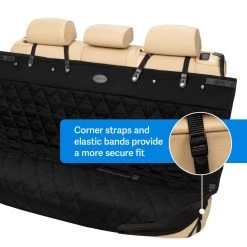 PetSafe Happy Ride Quilted Bench Seat Cover, Black 14 PetSafe Happy Ride Quilted Bench Seat Cover, Black -PetSafe Sales Shop 1923044 A3